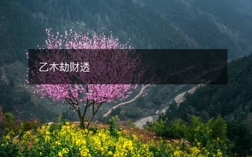 乙木劫財透