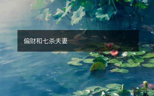 偏財(cái)和七殺夫妻