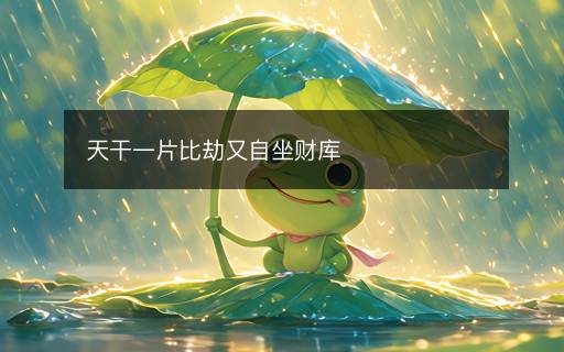 天干一片比劫又自坐財(cái)庫(kù)