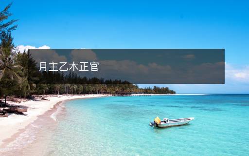 月主乙木正官