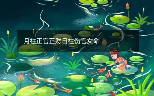 月柱正官正財(cái)日柱傷官女命