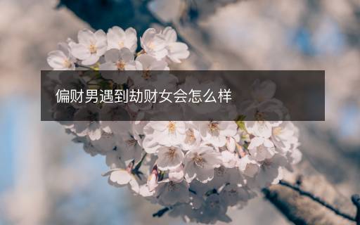 偏財(cái)男遇到劫財(cái)女會(huì)怎么樣