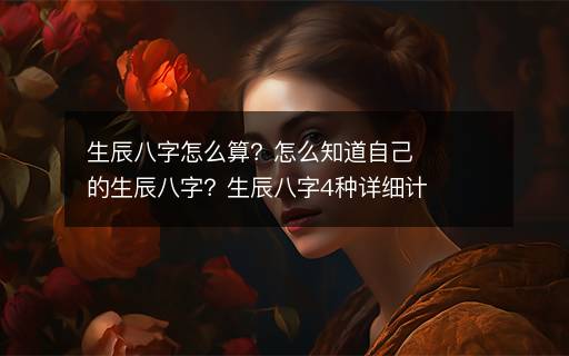 生辰八字怎么算？怎么知道自己的生辰八字？生辰八字4種詳細(xì)計(jì)算方法
