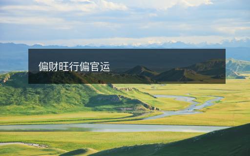 偏財(cái)旺行偏官運(yùn)