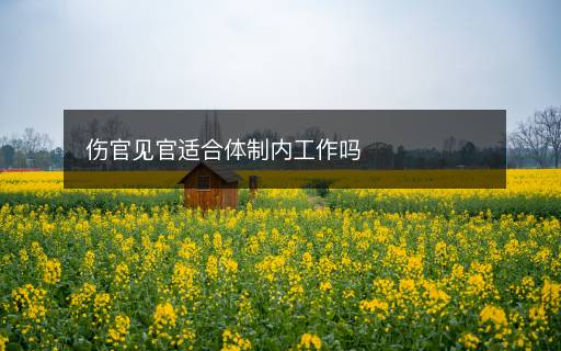傷官見(jiàn)官適合體制內(nèi)工作嗎