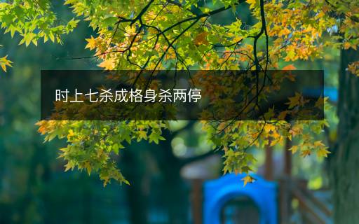 時(shí)上七殺成格身殺兩停