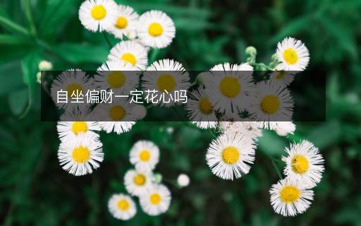自坐偏財(cái)一定花心嗎