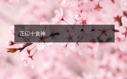 正印十食神