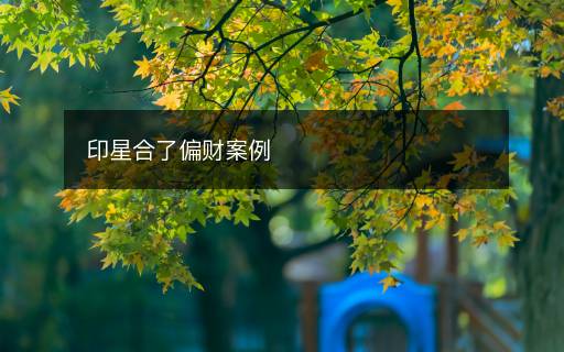 印星合了偏財案例