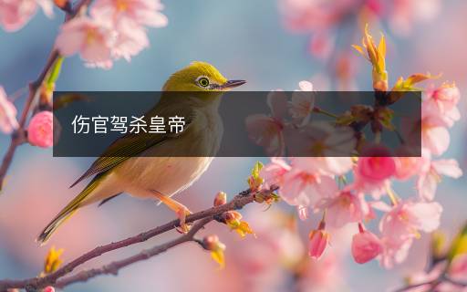 傷官駕殺皇帝