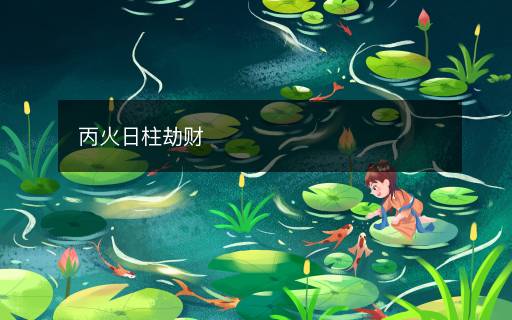 丙火日柱劫財(cái)