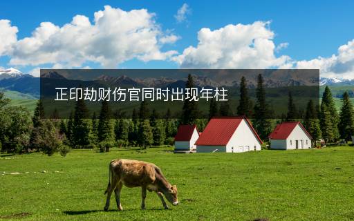 正印劫財(cái)傷官同時(shí)出現(xiàn)年柱