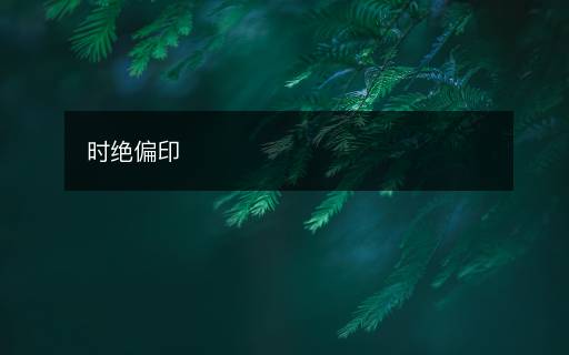 時(shí)絕偏印