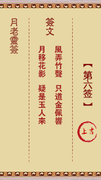 月老靈簽第6簽